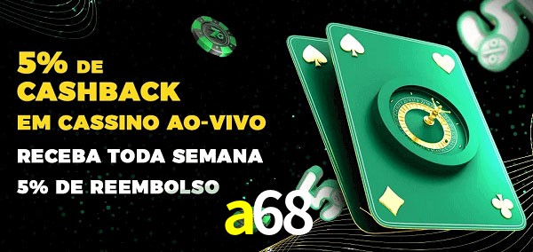Promoções do cassino ao Vivo a68